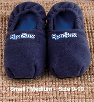 Men's Microwavable Pain Relief Therapeutic Slippers-Also Can Be Chilled in Freezer - Men's S/M Size 9-10