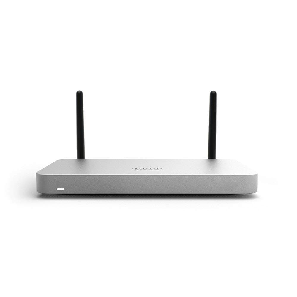 Meraki MX64W Cloud Managed Security Appliance, 2.4GHz and 5GHz Frequency, Layer 7, 802.11ac Wireless, Licensing Required and Sold Separately)