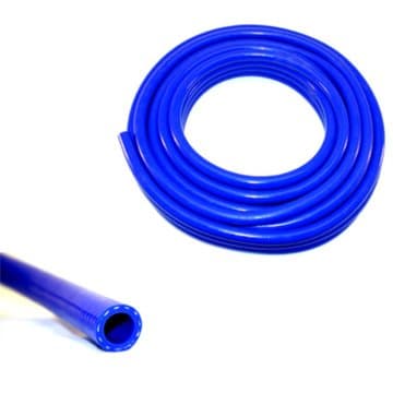 0.75" Reinforced Silicone Heater Hose, Blue (per foot)