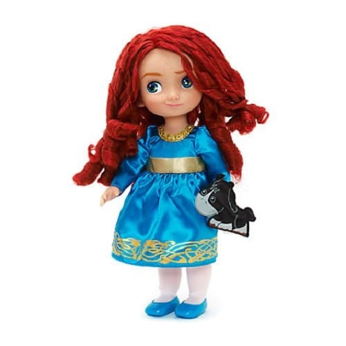 Animator Disney Store Merida Brave 38cm Toddler Doll with Angus Accessory