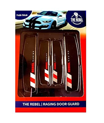 Auto Lovers Plastic Car Door Guard for Wr-V Vx Mt Diesel (Black)