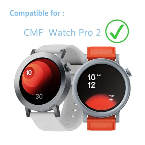 Screen Protector Compatible for CMF Watch Pro 2 Smartwatch (3 Pack) Clear Tempered Glass protective film