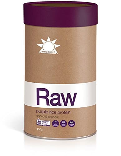 RAW Australian Made Vegan Organic Purple Rice Protein Cacao & Coconut (450g)
