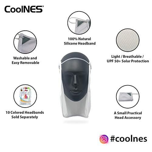 CoolNES - UV Sun Protection Neck Drape Adjustable Multifunctional 2 in 1 Face Covering for Outdoor Fishing - Unisex