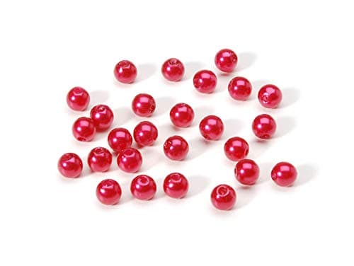 Jewelry Designer 04658 Pearls Round Red 6Mm 120Pc