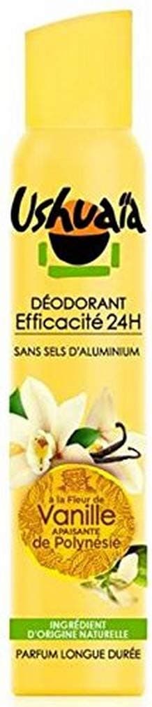 Ushuaïa Fleur de Vanille apaisante de Polynésie - Déodorant spray efficacité 24h