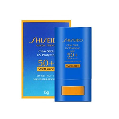 Shiseido Wetforce Clear Stick UV Protector Sunscreen SPF50+/PA++++ 15g