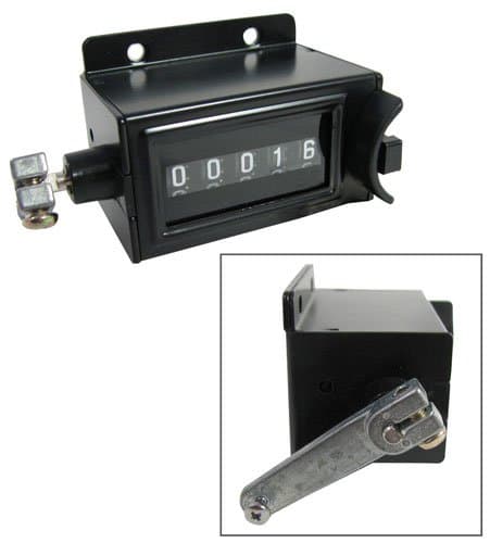 Reset-able Mechanical Counter 5 Digit with Reset Lever. Original for a Walking Tape Measure