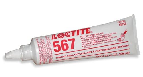 Loctite 567 Thread Sealant - White Liquid 250 ml Tube - 56765 - Formerly Known as Loctite 567 Thread Sealant PST Pipe Sealant - [PRICE is per TUBE]