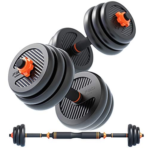 Gnpolo Dumbbells Free Weights Set Workout Exercise Adjustable Barbell Gym Fitness Equipment