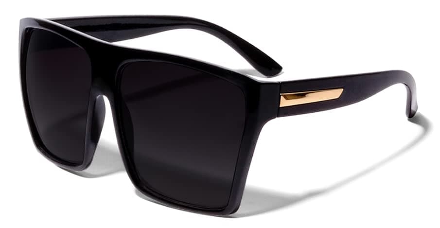 ShadyVEUOversized Flat Top Trendy Square Trapezoid Shape Fashion Mens Womens Sunglasses