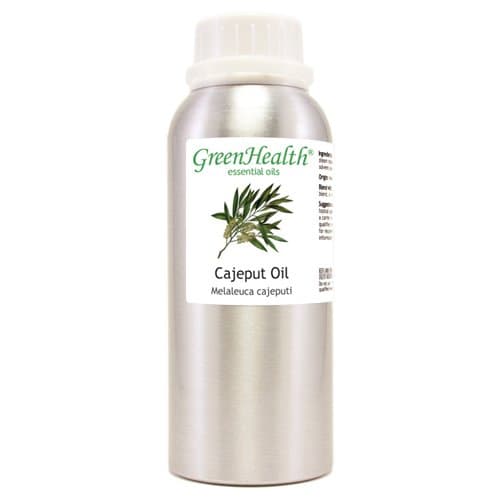 GreenHealthCajeput Essential Oil - 8 fl oz (237 ml) Aluminum Bottle w/Plug Cap 100% Pure Essential Oil