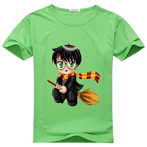 Xuemei Lin Mens Harry Potter Green T-shirts Size XXXL