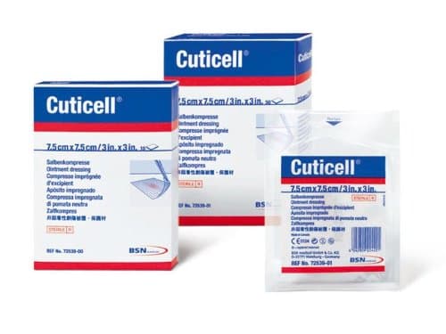 Cuticell Ointment Dressing 3" x 3" (Box of 10), BSN # 7253900
