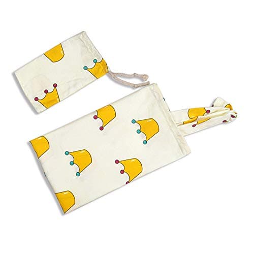 Kissababy Nursing Cover with Sewn in Burp Cloth for Breastfeeding Infants, Best Apron Cover Up for Breast Feeding Babies, Covers Up Newborns in Public