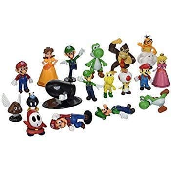 Toy Innovation Super Mario Brothers Action Figures Set (18 Piece)