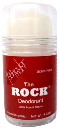 The Rock Natural Mineral Rock Deodorant (Scent Free), 4.25-Ounce