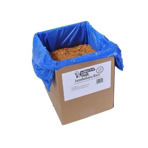 Food Service Jambalaya Seasoned Rice Blend, 25 lb. box - Easy to Cook - Just Add Chicken, Sausage or Seafood - Rice, Seasonings and Hearty Dehydrated Vegetables. No Artificial Flavors, No MSG Added, No Certified Colors - Woman Owned - Kid Approved
