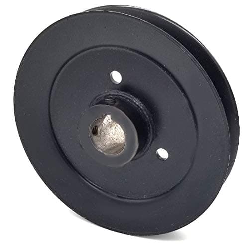 6-1/3 Inch Dia 1 Inch Bore Steel V-Groove Drive Pulley Replacement for Briggs and Stratton Ferris 5101166