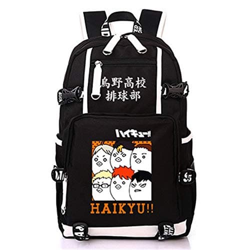 GO2COSY Casual Haikyuu!! Backpack Daypack Laptop Student Bag School Bag Rucksack Bookbag (3)
