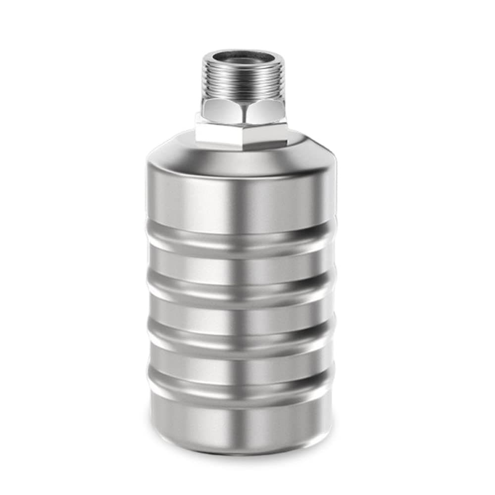 304 Stainless Steel Fully Automatic Water Level Control Float Valve, Automatic Water Level Controller for Water Tank, Stainless Steel Mini Float Ball Valve (#B-1/2 inch connector(Upper water intake))