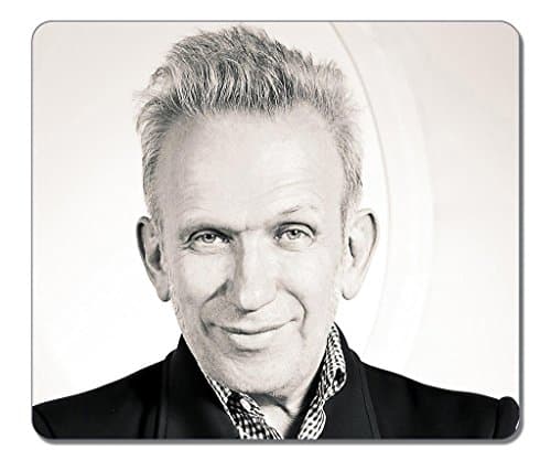 Mouse pads,(Black)12 X 10 X 0.12in.Non-Slip Rubber Mouse Pad[Natural rubber,Durable heat-resistant Precision Fabric]Rectangular Gaming Mouse Pad-Dj 9 Jean Paul Gaultier