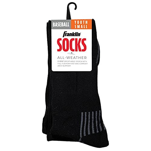 Franklin Sports Youth Baseball + Softball Socks - Boys + Girls Tall Sports Socks - Youth Sizes