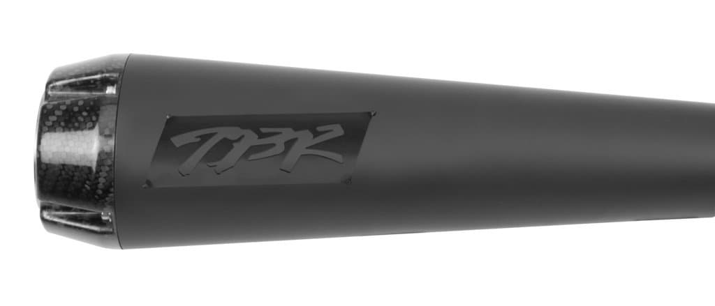 Two Brothers Racing Comp-S 2-1 Exhaust Ceramic Black Stainless Steel with Carbon Fiber Tip 005-4200199-B