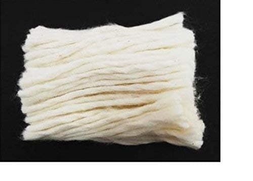 Palak Agencies Long Cotton Wicks (3 inch, White)