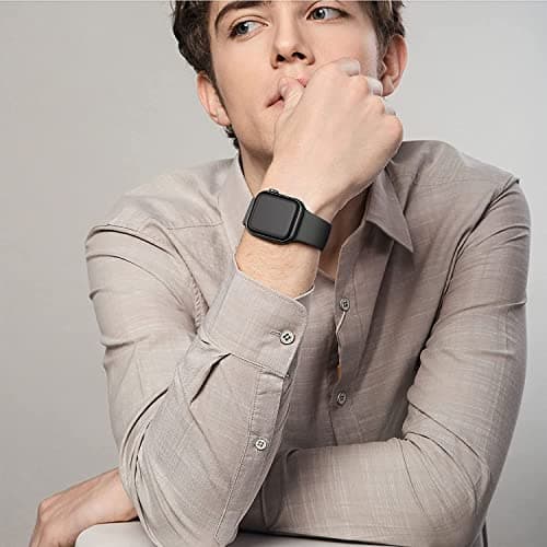 6 Pack Sport Bands Compatible with Apple Watch Band 38mm 40mm 41mm 42mm 44mm 45mm 49mm 46mm,Silicone Waterproof Strap for iWatch Apple Watch Series 11 10 9 Ultra 8 7 6 5 4 3 2 1 SE Women Men