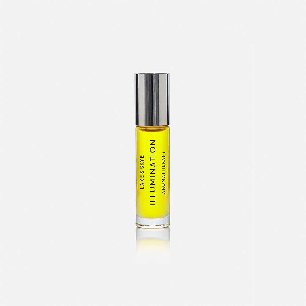 LAKE & SKYE Illumination Rollerball Fragrance Oil - Essential Oil Blended Fragrance with Orange, Grapefruit, Jasmine, Frankincense, Sandalwood with Lemon Essential Oils - 0.33 oz 10 ml