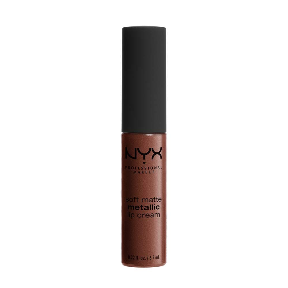 NYX PROFESSIONAL MAKEUP Soft Matte Metallic Lip Cream, Dubai 12, 0.22 Ounce