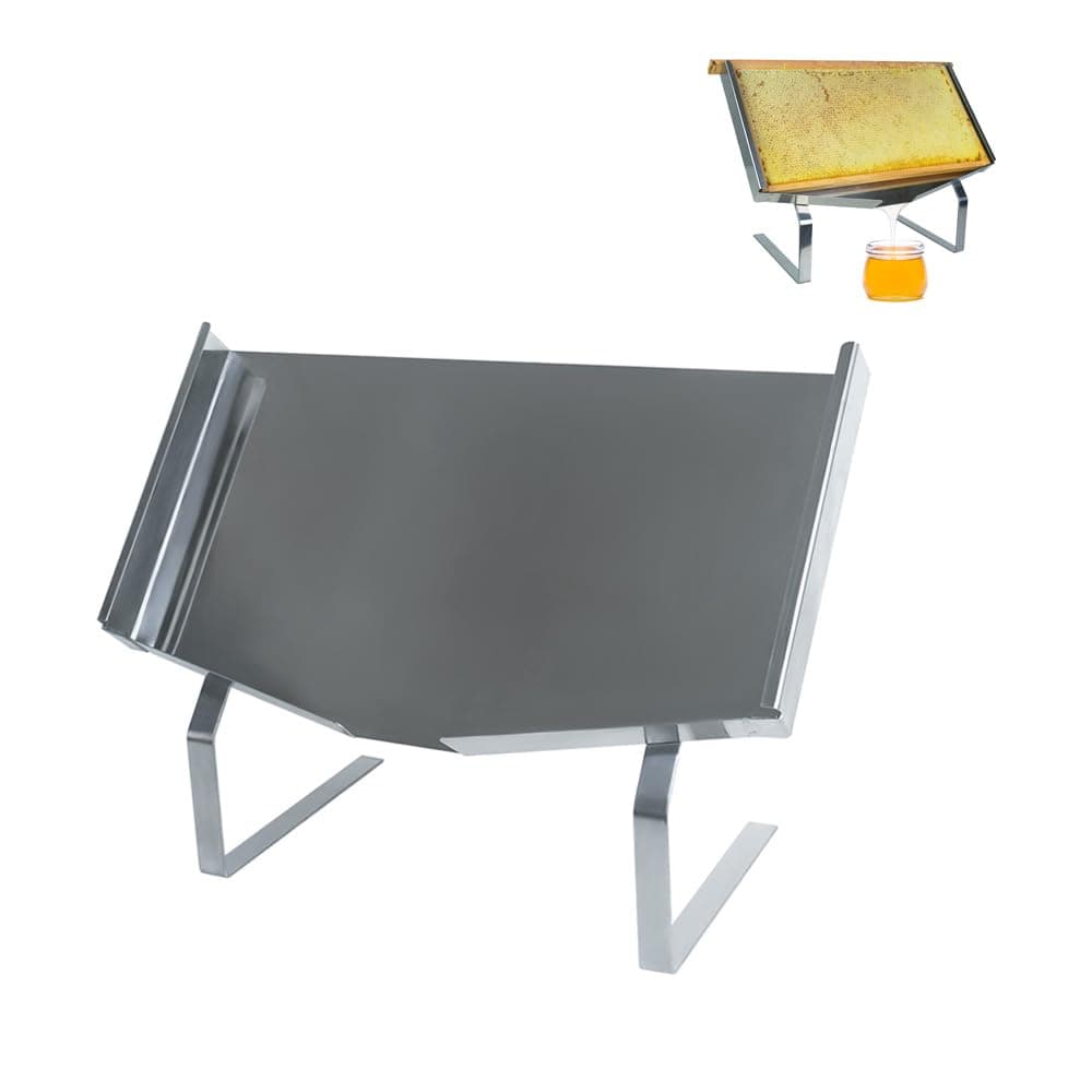 witbee Honeycomb Frame Display Stand for Langstroth Frame, Stainless Steel Beekeeping Hive Uncapping Holder for Beekeeping Restaurants Catering Tableware Equipment