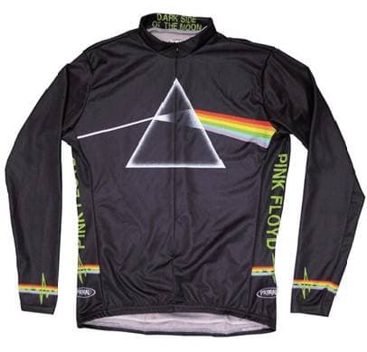 Primal Wear Pink Floyd Dark Side of the Moon Cycling Jersey Men's Medium Long Sleeve