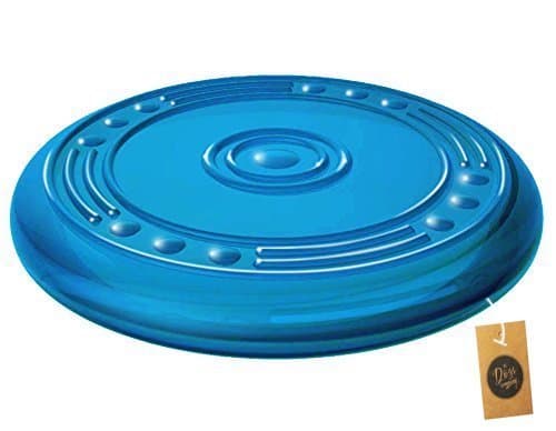 The Dogs Company Flyer Rubber Dog Toy, Dog Frisbee, 9 Inches, Assorted