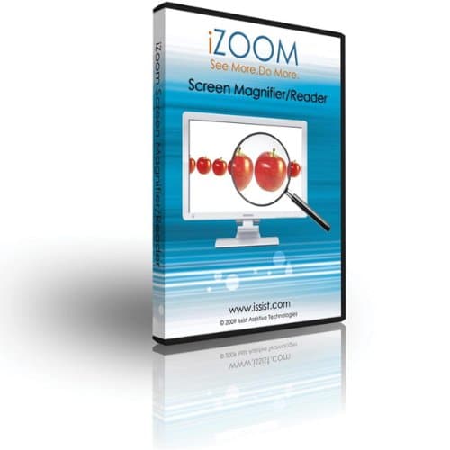 iZoom 4.0 Screen Magnifier-Reader- CD Version
