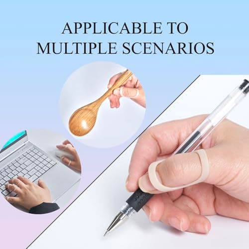 Oval Finger Splint 6 pcs, Finger Splints for Arthritis, Mallet Finger, Trigger Finger Splint, hypermobility(EDS) finger For Thumb/Middle,/Index/Pinky or Ring Finger (size 5,6 each 3pcs)