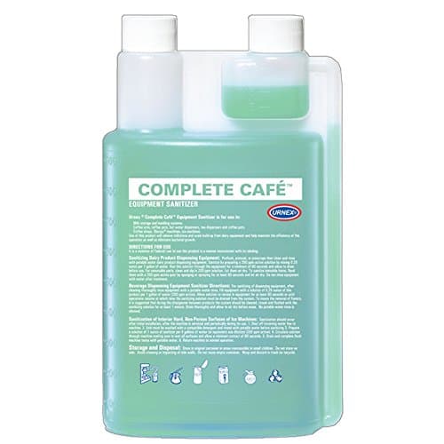 6 x 32 fl oz. Complete Cafe Beverage Equipment Sanitizer EPA Liquid Concontrate