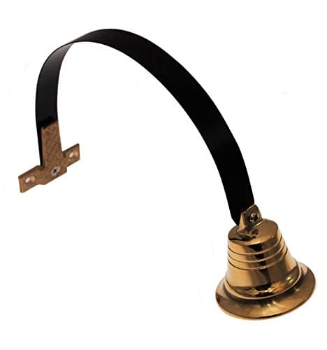 Large Brass Mechanical Shop Doorbell
