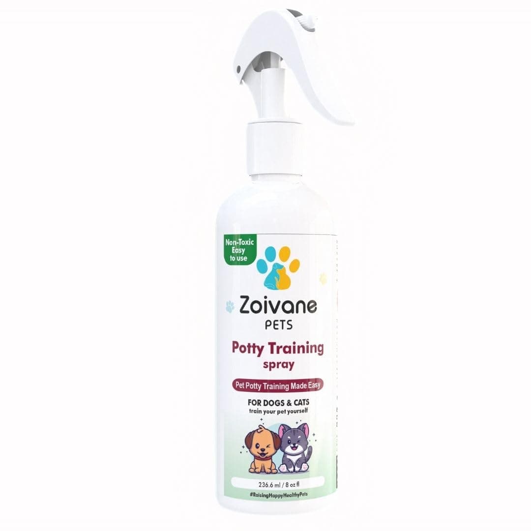 ZOIVANE Potty Training Spray for Puppy - 200ml | Potty Training, Dog Potty Training Spray, Potty Training Spray, Indoor Use, Pee, Susu, ana Urine Training Spray and Dogs Where to Potty - Pack of 1