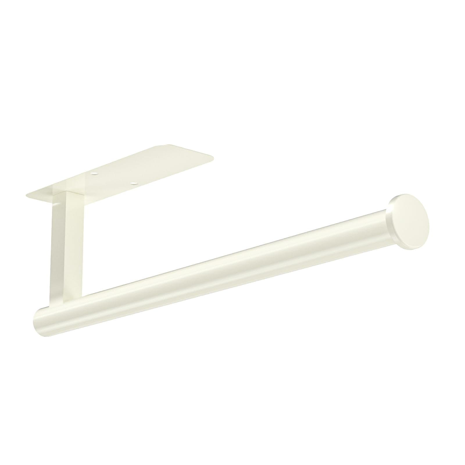 ASTOFLI White Paper Towel Holder, Under Cabinet Paper Towel Holder Wall Mount, Hanging Paper Towel Holders, Adhesive Paper Towel Roll Rack Wall Mounted White PaperTowel Rack