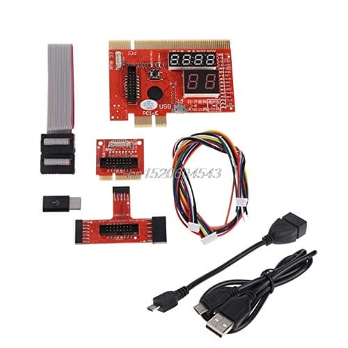 KQCPET6 V6 Type B Debug Desktop Laptop Computers Mobile Phone Diagnostic Card for PCI/PCIE/LPC/MiniPCI-E/EC R08 Drop Ship
