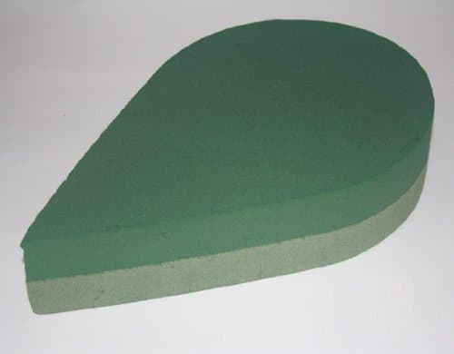 teardrop foam oasis funeral memorial tribute flowers