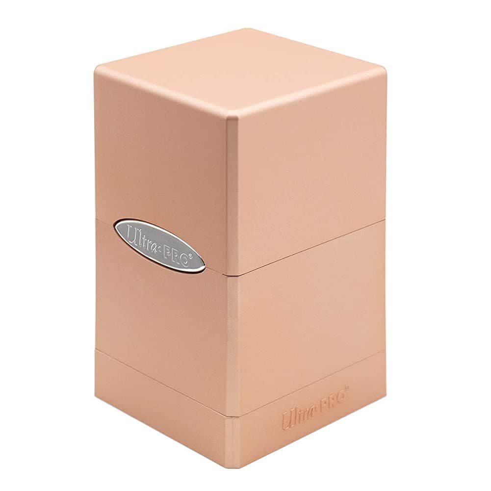 Satin Tower Deck Box Metallic Rose Gold