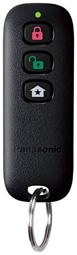 Panasonic Smart Home KX-HNK102EXB Keychain, arm and Disarm Your Smart Home remotely, Customisable Button, Black