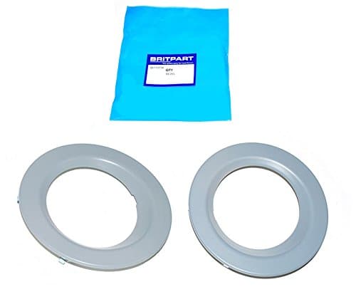 BRITPART FRONT RIGHT HAND/PASSENGER SIDE & LEFT HAND/DRIVER SIDE FOG LAMP LIGHT BEZEL SET PRIMED COMPATIBLE WITH LAND ROVER RANGE ROVER L322 2006-2009 PART # DXB500330LML & DXB500310LML