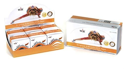 NASARA Kinesiology Tape 6 ROLL Box 5m X 5cm (Beige)