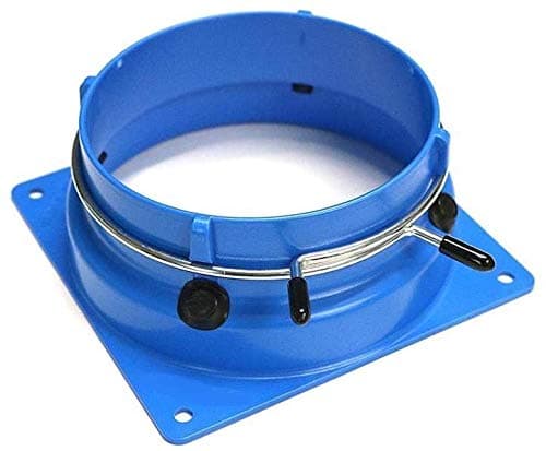 120mm Fan Duct Cooling Shroud(10 Pack, No Clamps))(for Greenhouses, Enclosures, Crypto Mining, and More)(4 inch Vent Hose Adapter)