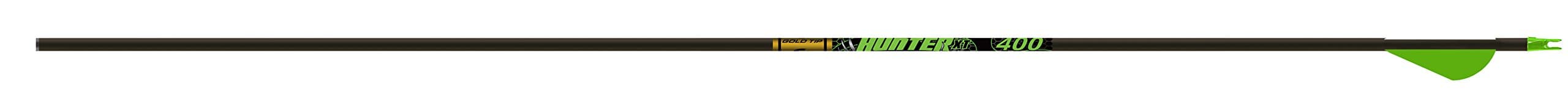Gold Tip Hunter XT Arrows with 2-Inch Raptor Vanes (1-Dozen), Color May Vary
