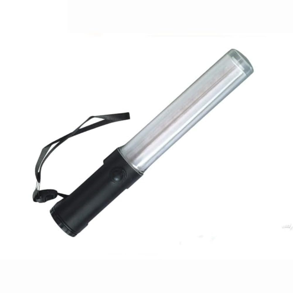28 CM Waterproof LED Traffic Baton | Flashing Red & Green Road Safety Signal | Emergency Reflector Light Stick | Self-Defense Safety Rod